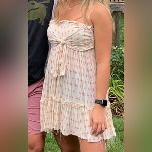 Free people strapless dress